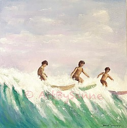 ’PLAYA DEL HOMBRE’ 40*40 Acrylic/ pannå/panel