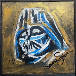 ’DARTH’ 50*50 cm acrylic/canvas  1500kr (39)