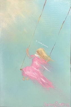 ’SWING’ 20*30 cm Acrylic/ panel/ pannå