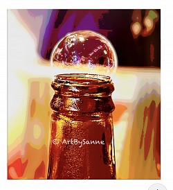 ’When life give u bubbles’