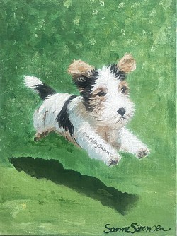 ’FIA’ 18*24 cm acrylic/ panel/pannå 1000kr (14)