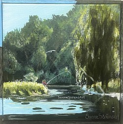 ’MÖRRUMSÅN’ 25*25 cm Acrylic/canvas 1500kr (56)