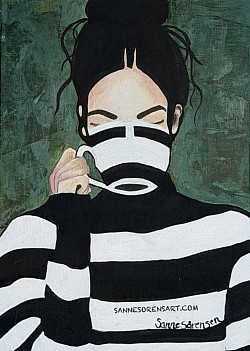 ’CUP’ 18*24cm Acrylic/ pannå/panel 1000kr (3)