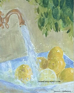 ’LIMÃO’’ 20*25cm  akryl/pannå 1000kr  (7)