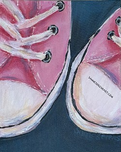’WALK’ 18*24cm acrylic/panel/pannå 1000kr (6)