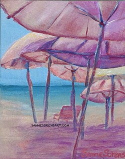 ’SOMBRILLA’ 20*25cm Akryl/pannå 500kr (4)