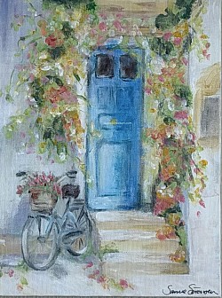 ’DÖRR’ 18*24 cm akryl/ pannå 1000kr (10)