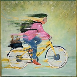 ’GULIG’ 100*100cm acrylic/canvas   9000kr (67)