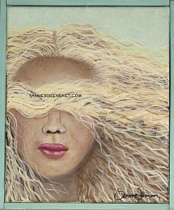 ’NEA’           30*25cm acrylic/canvas 2000kr (63)