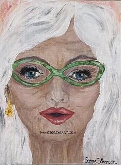 ’SOLVEIG’ 18*24 cm acrylic/panel/ pannå 500kr (11)