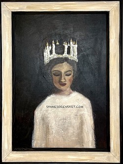 ’LENNAN’ 38*55cm acrylic/canvas 3000kr (34)