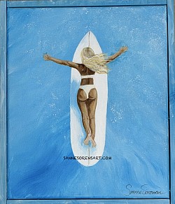 ’ MONA’ 25*30 cm acrylic/ canvas  1000kr (61)