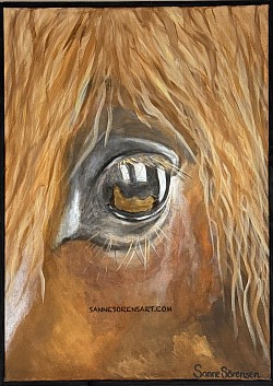 ’BRUNTE’ 50*70 cm acrylic/ canvas 4000kr (75)