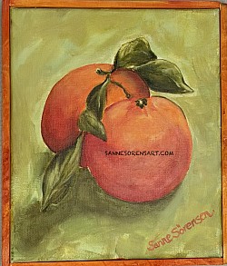 ’NARANJAS’ 20*30 cm Acrylic/ canvas 1000kr (64)
