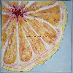 ’ELLIS’ 80*80cm akryl/pasta/ canvas 4000kr (71)