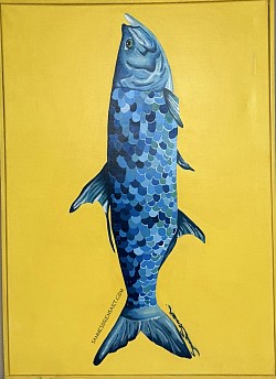 ’SWEDIE’ 50*70cm akryl/canvas 5000kr (78)